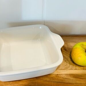 White Ceramic Baking Dish